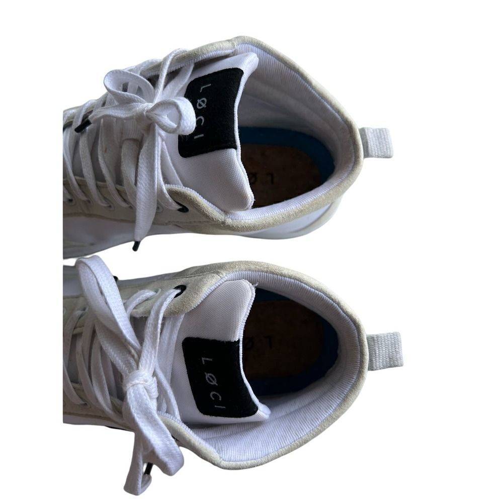LOCI White & Black Athletic 👟 Love them but they’re just a smidge too small😭 - Picture 7 of 13